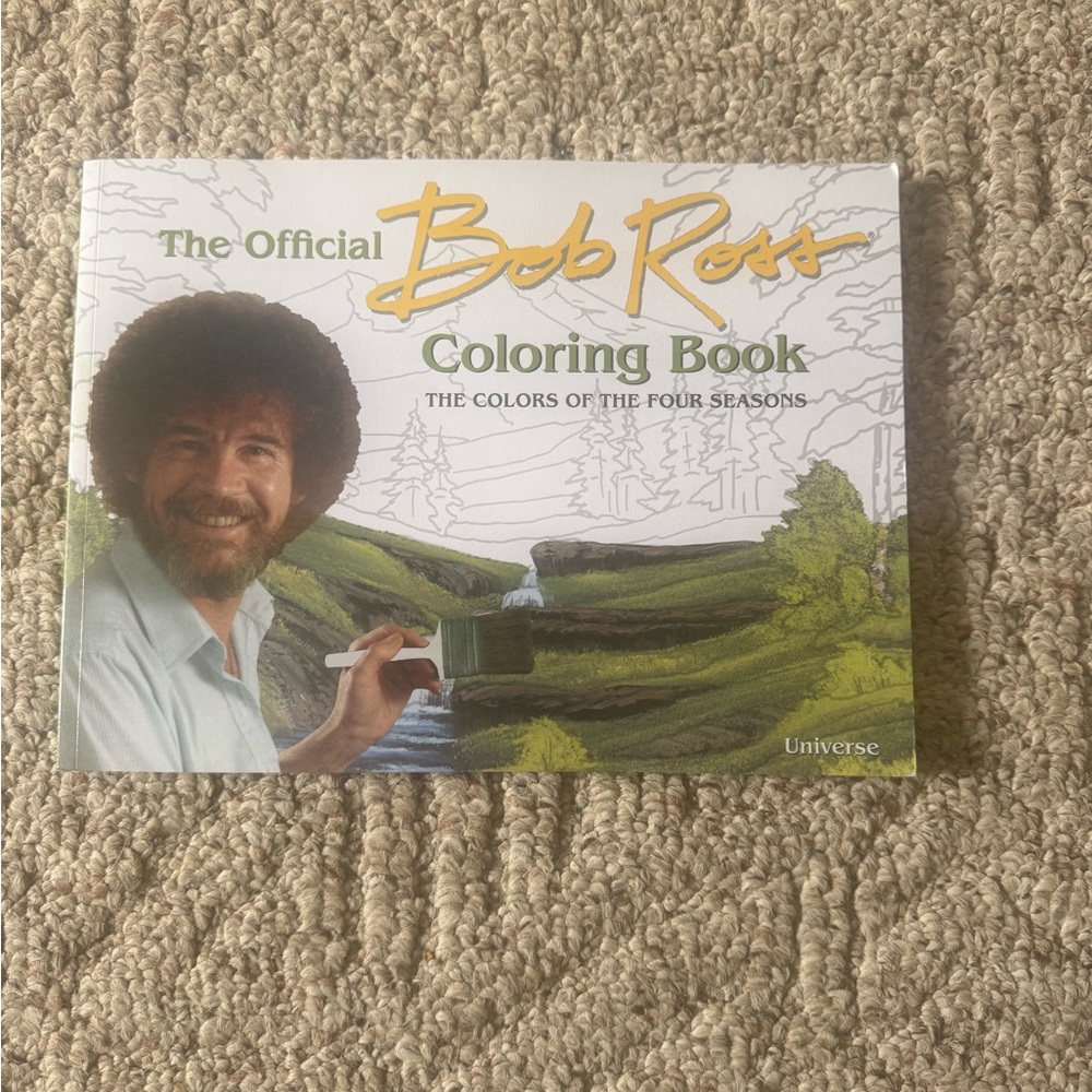 Bob Ross Coloring Book